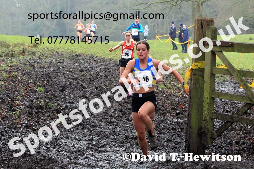 Senior Womens 2023 Northern Cross Country Champs., Witton Park, Blackburn. Photo: David T. Hewitson/Sports for All Pics